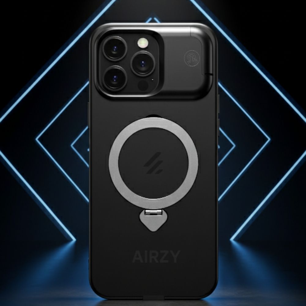 Airzy MagPro Invisible Memory Case (Up to 2TB) | MagSafe + Kickstand | Direct 4K Recording | iPhone 16 Pro/Max