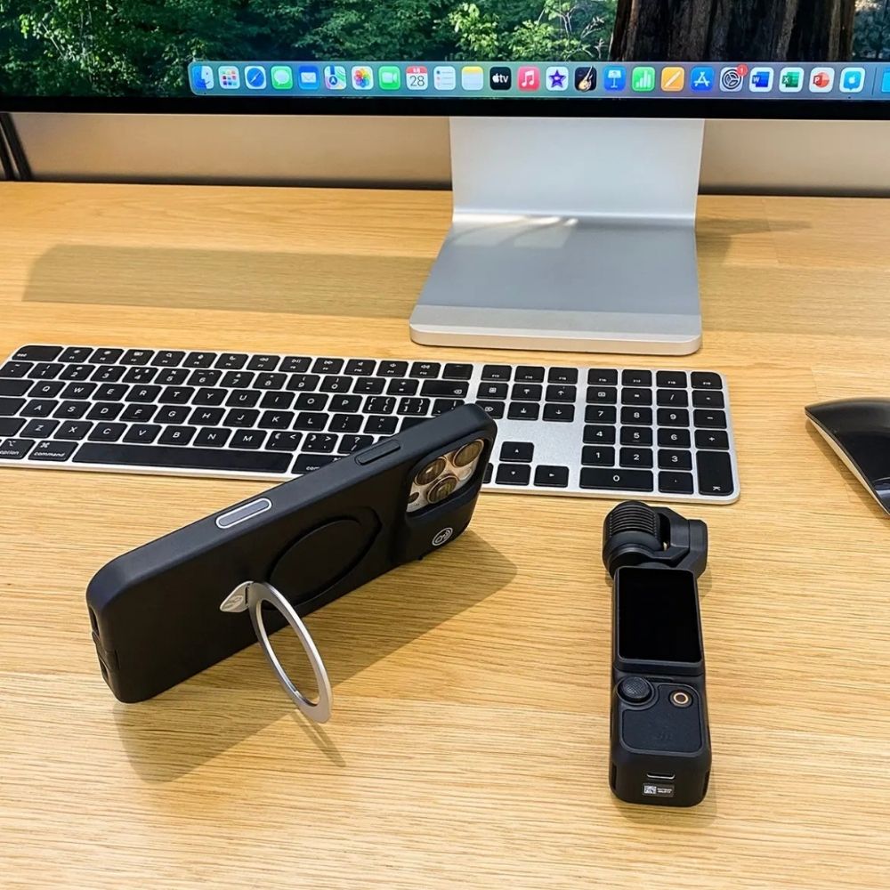 Airzy MagPro Invisible Memory Case (Up to 2TB) | MagSafe + Kickstand | Direct 4K Recording | iPhone 16 Pro/Max